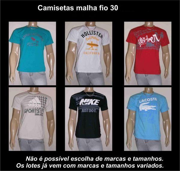 Camisetas marcas Promoçao